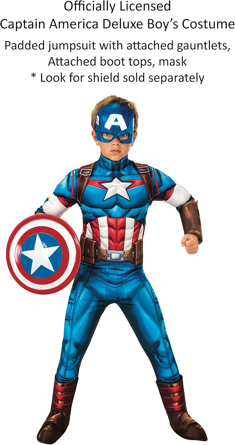 Rubies Boys Marvel Avengers Captain America Costume