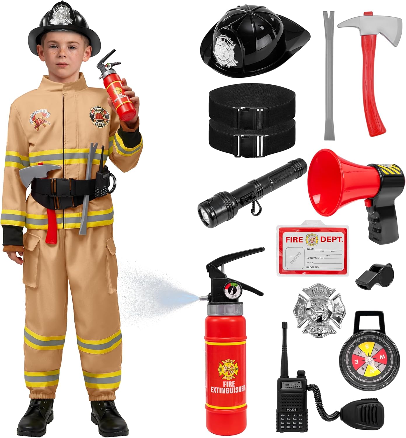 Halloween Firefighter Costume for Kids Must-Have Set for Kids FIRE