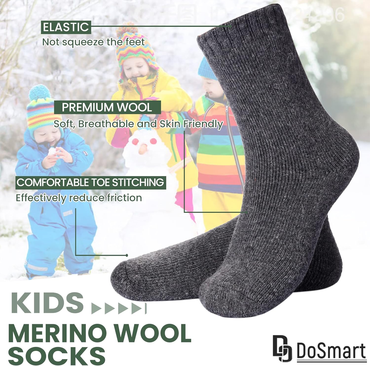 Perfect Warmness Comfy Kids Winter Socks