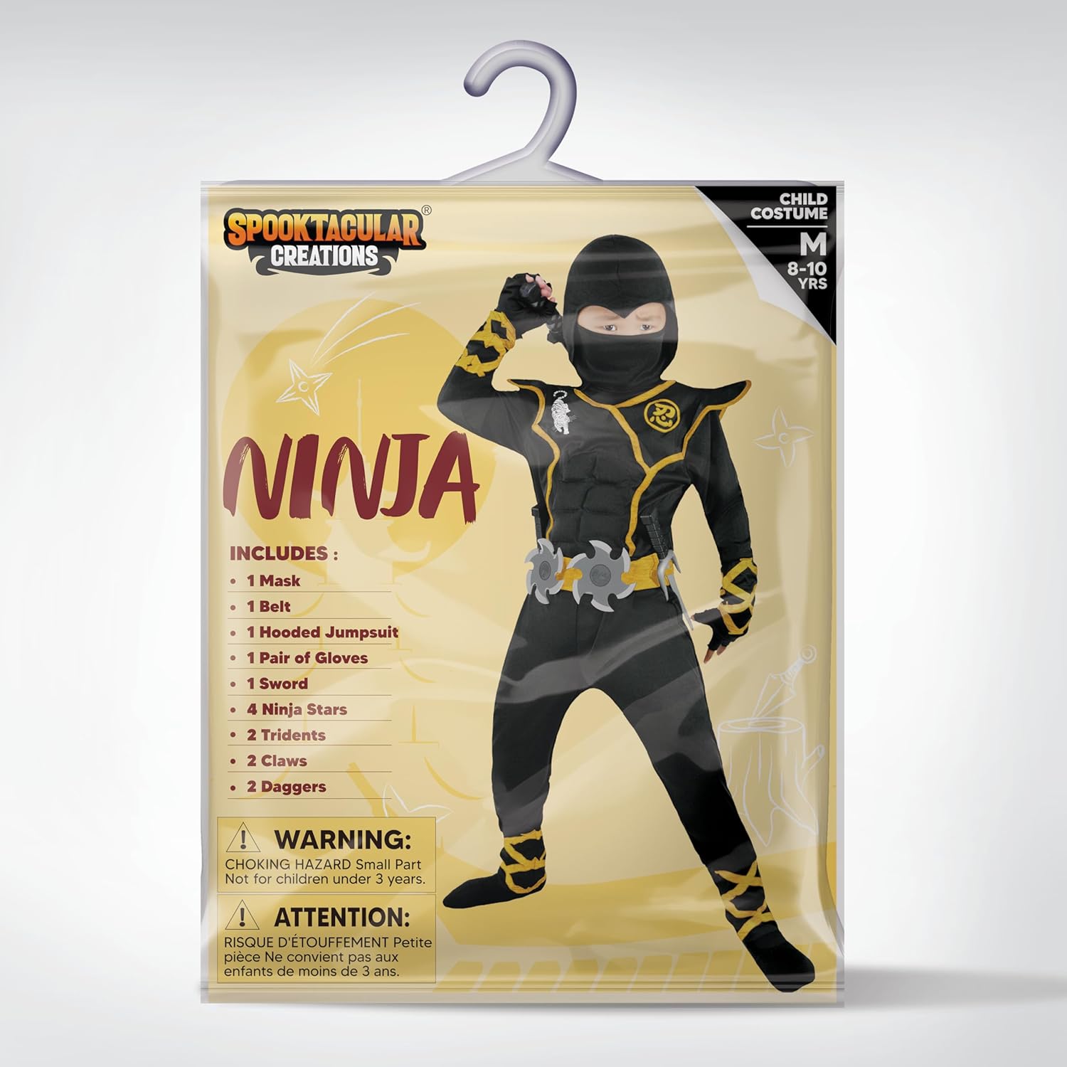 Spooktacular Halloween Ninja Costume for Boys and Girls