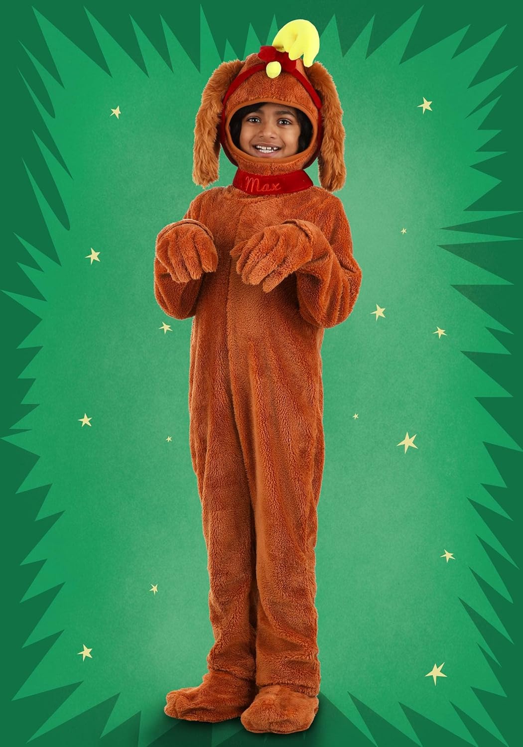 Dr Seuss The Grinch Max Pajama Party Costume for Kids -Festive Fun