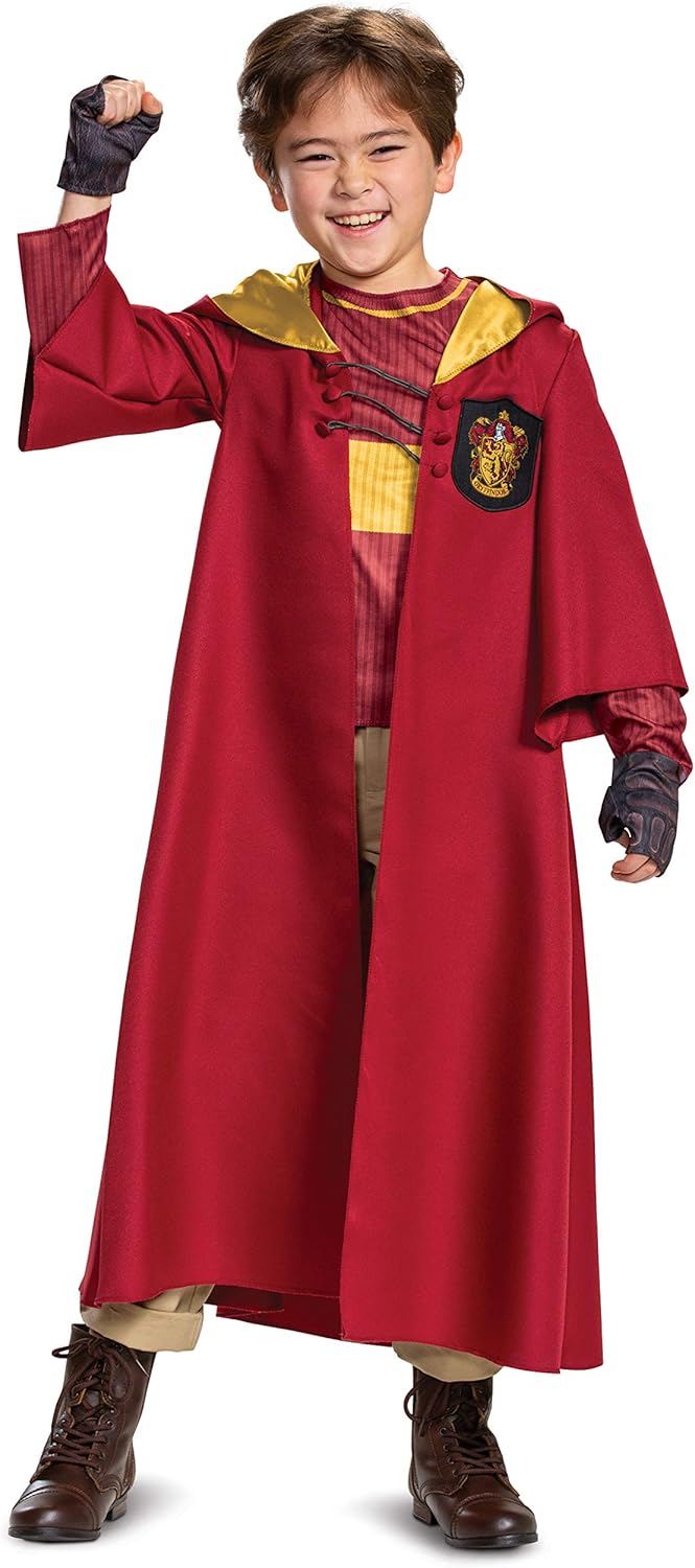 Harry Potter Quidditch Gryffindor Costume Red and Gold