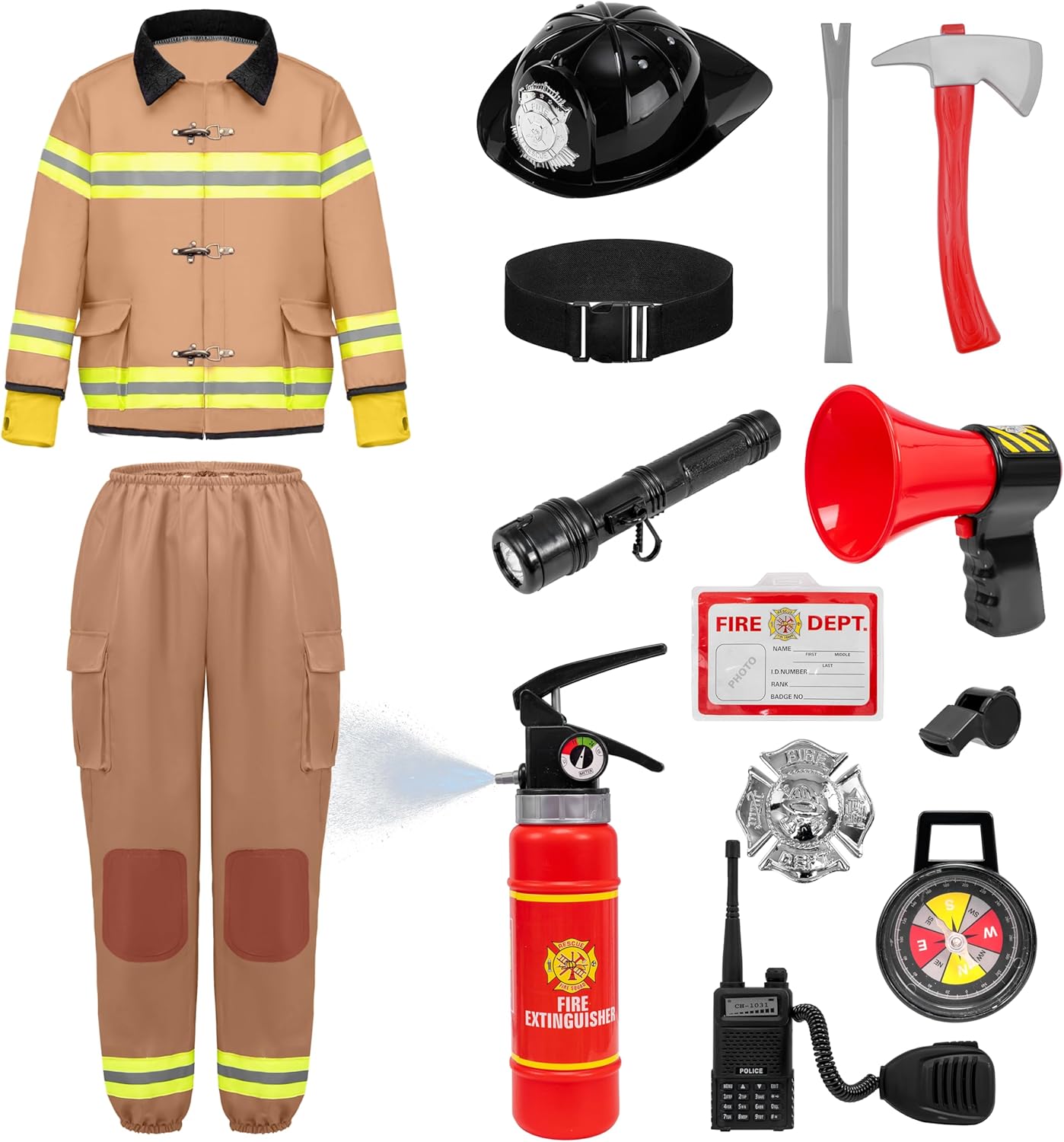 Spooktacular Creations Halloween Boys Fireman Costume Set