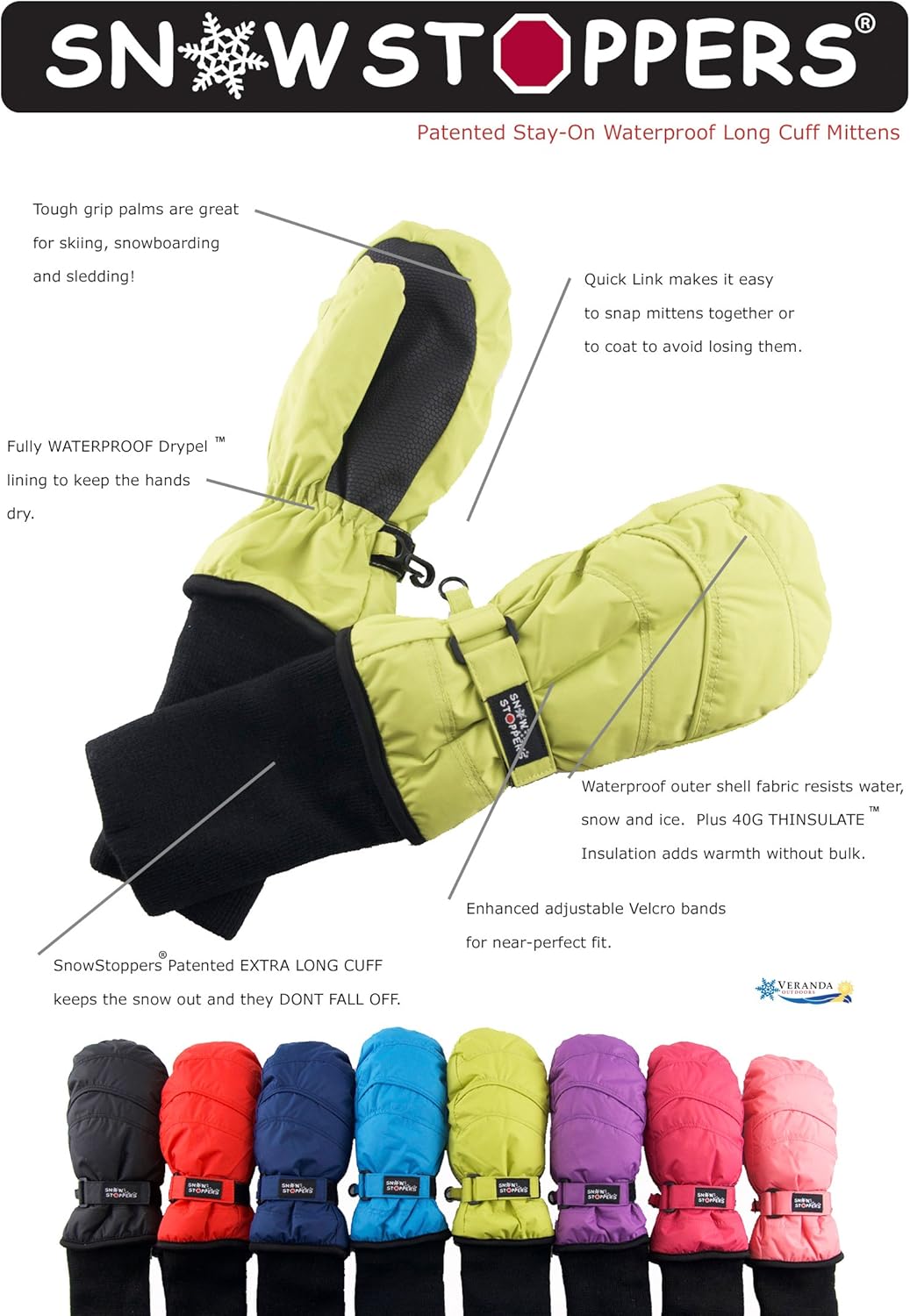 WaterproofLongCuffMittens
