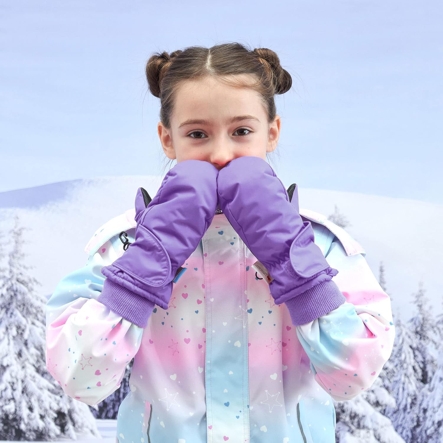 SimpliKids Waterproof Winter Gloves for Kids