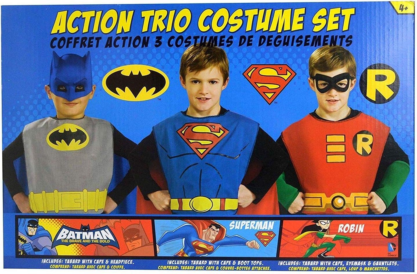 Rubies Boys DC Action Trio costume set