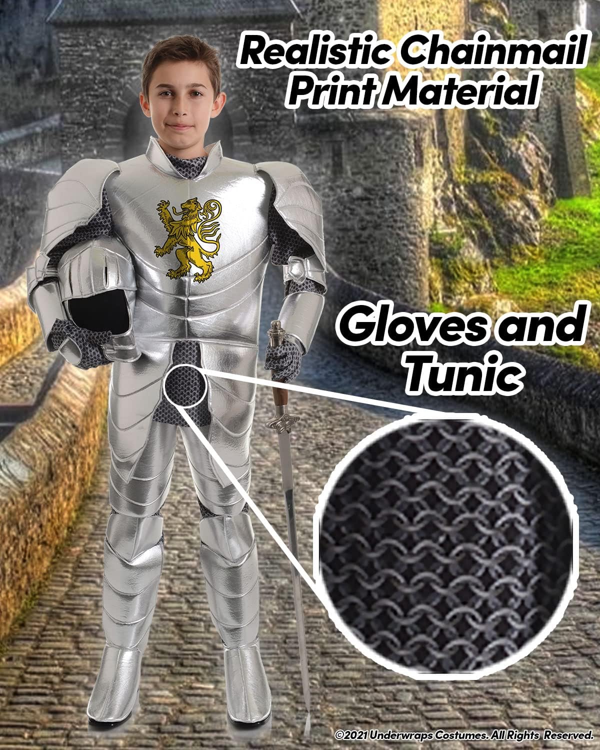 Knight in Armor Costume for Kids