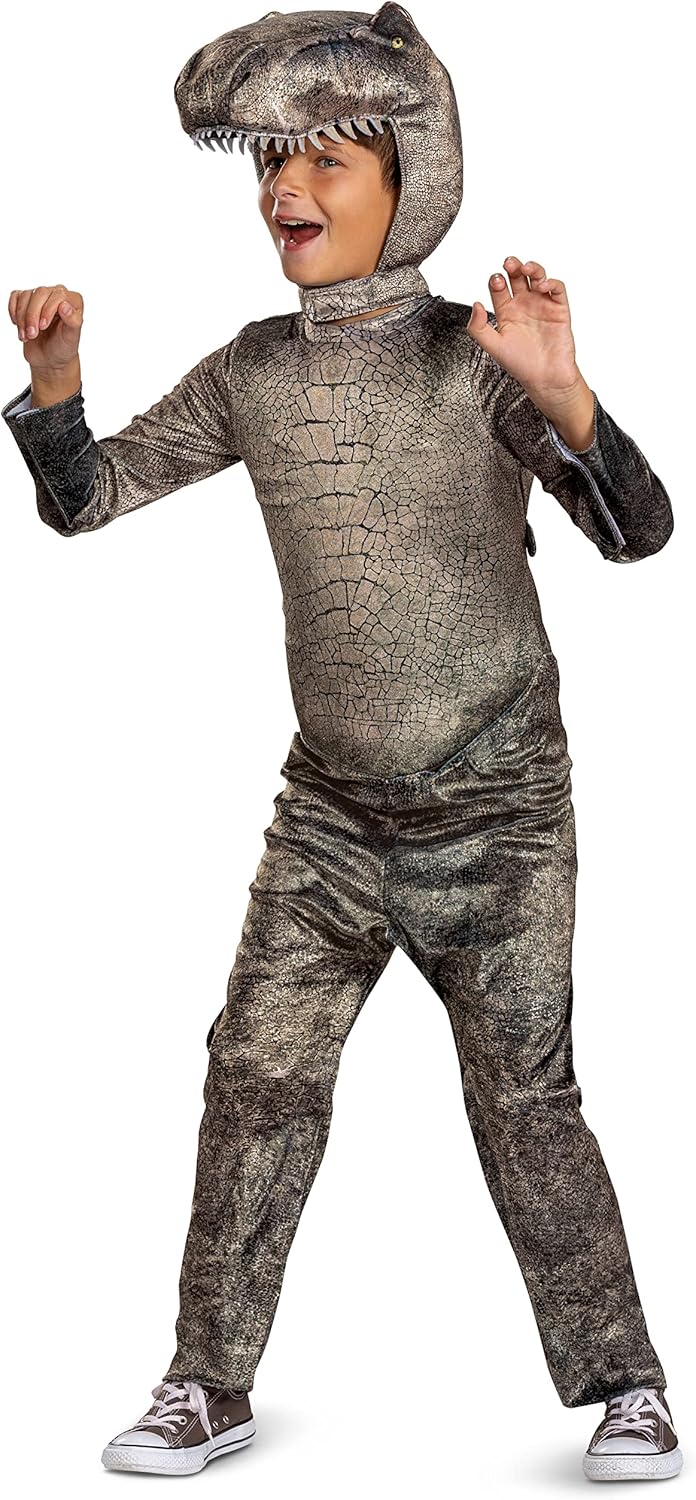 T-Rex Costume for Kids - Official Jurassic Park Jumpsuit