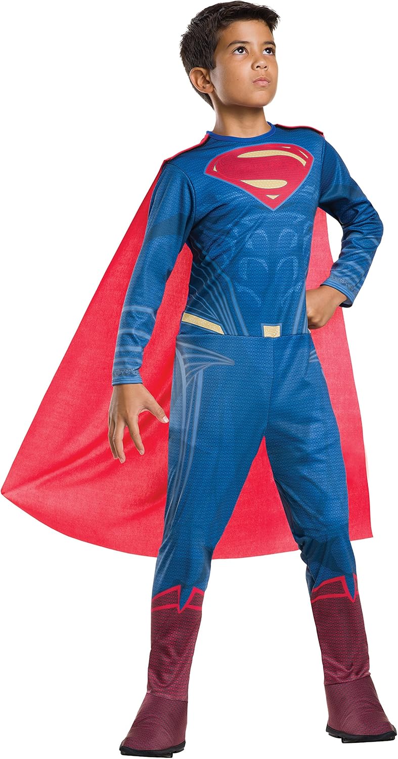 BatsManSuperMan Tween Action Figure Costume Fun and Fashionable for Kids