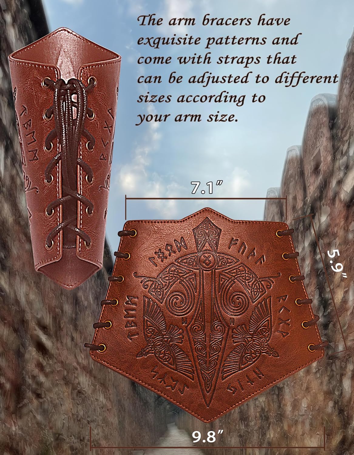 Medieval Viking Belt Pouch Set for Kids 4-12Ymsg-001