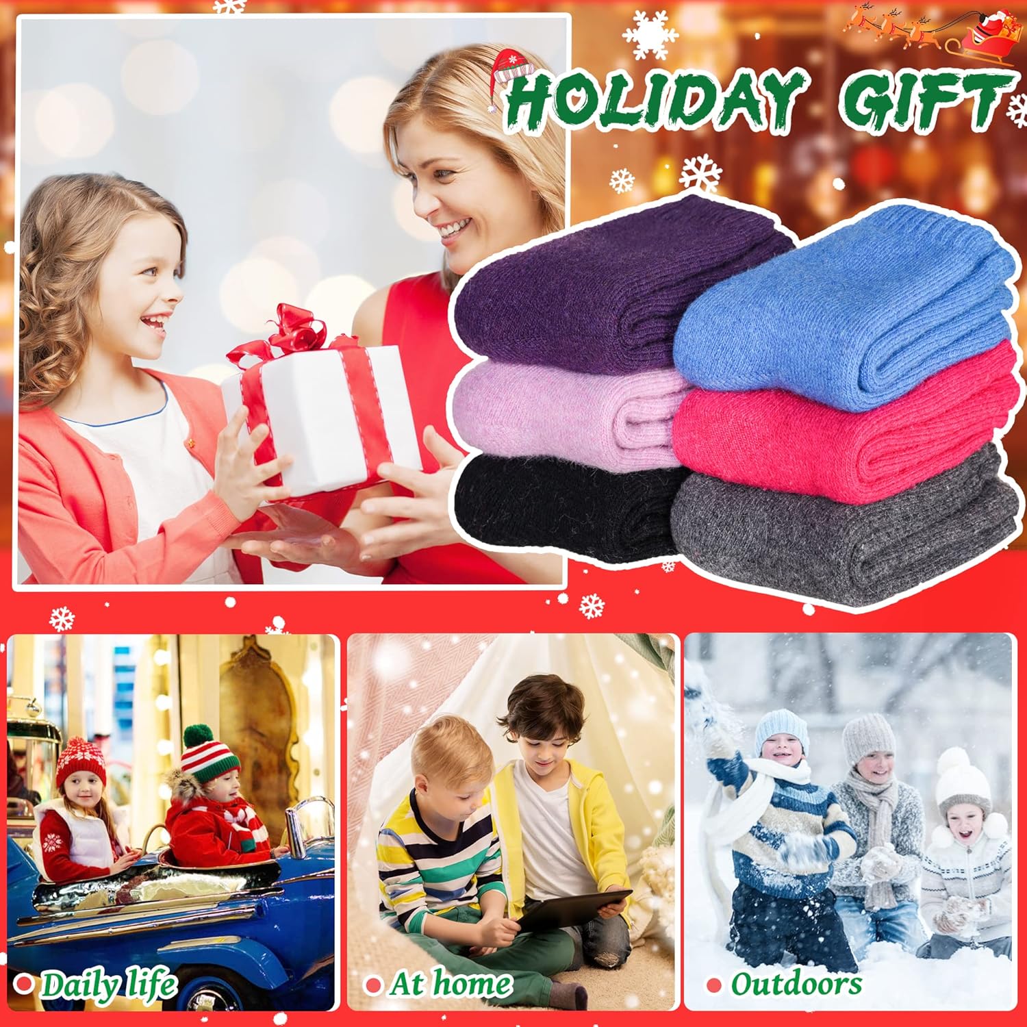 Perfect Warmness Comfy Kids Winter Socks