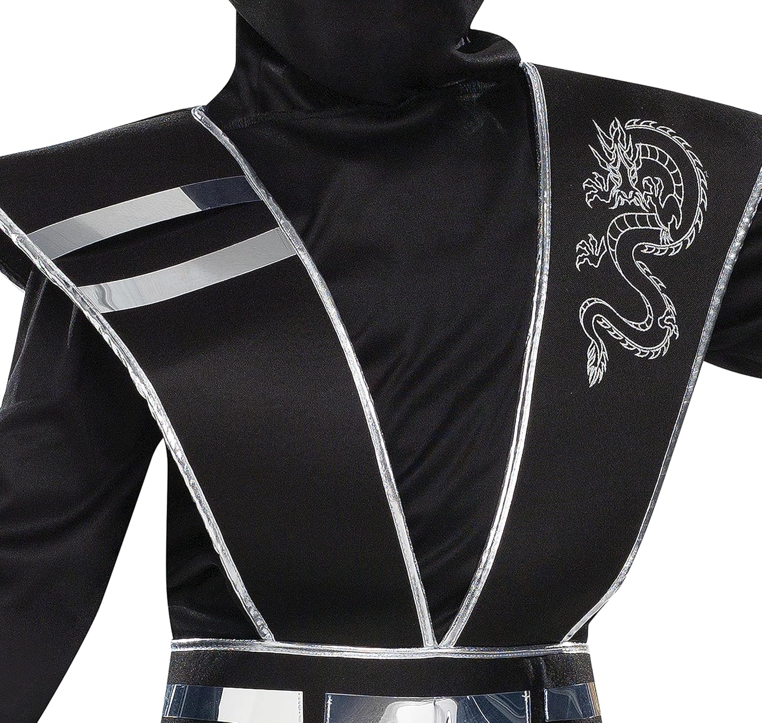Fun World Boys Mirror Ninja Silver Costume